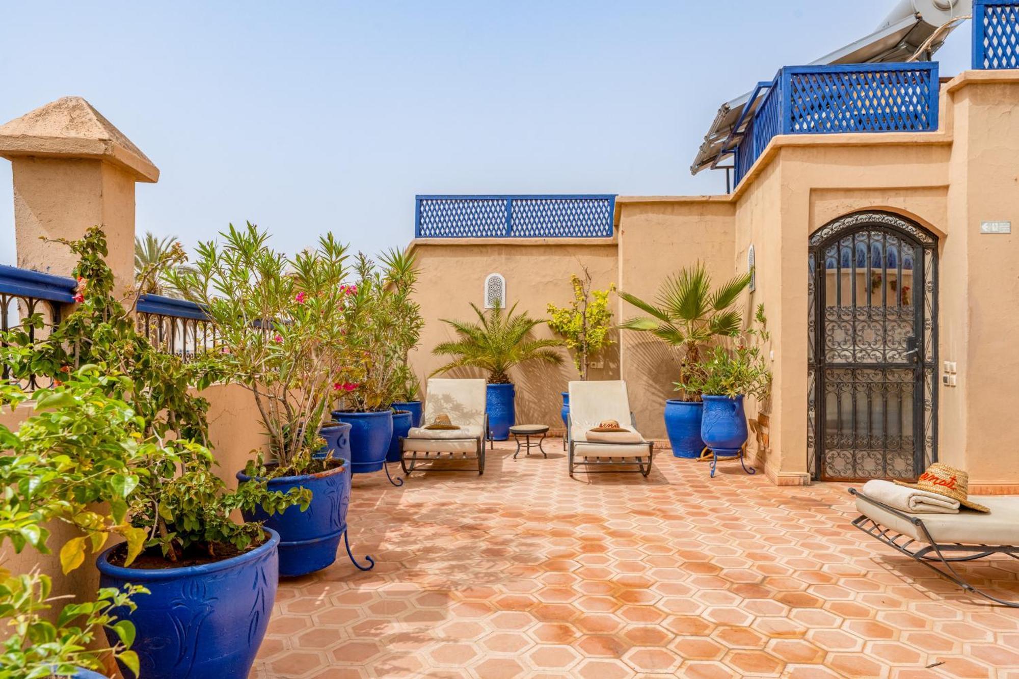 Riad Awinati Location Privatisee ,Piscine Chauffee , Beau Rooftop Marrakesh Eksteriør billede