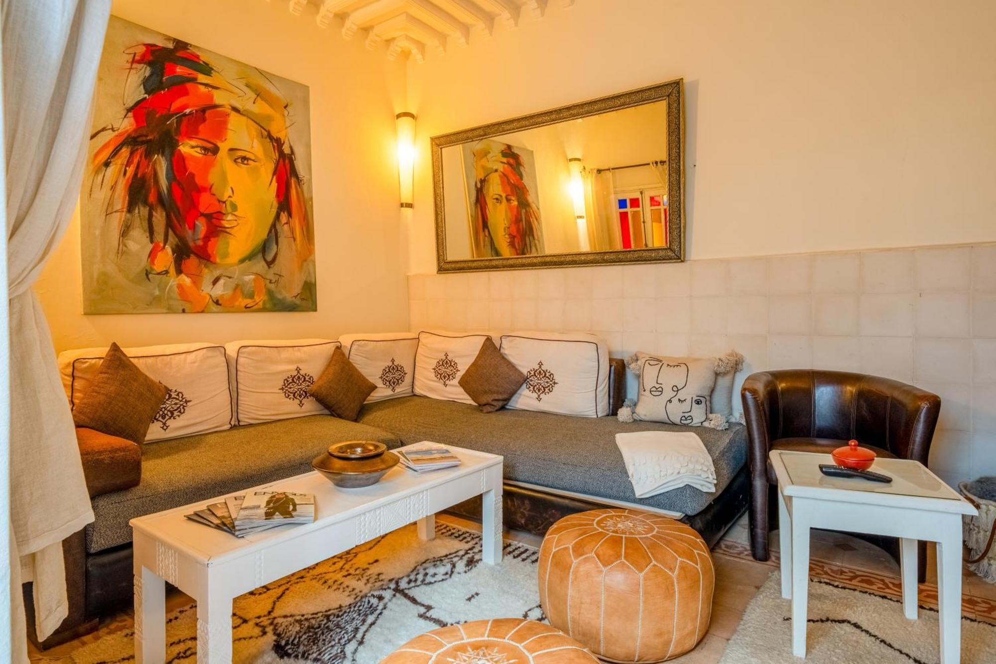 Riad Awinati Location Privatisee ,Piscine Chauffee , Beau Rooftop Marrakesh Eksteriør billede