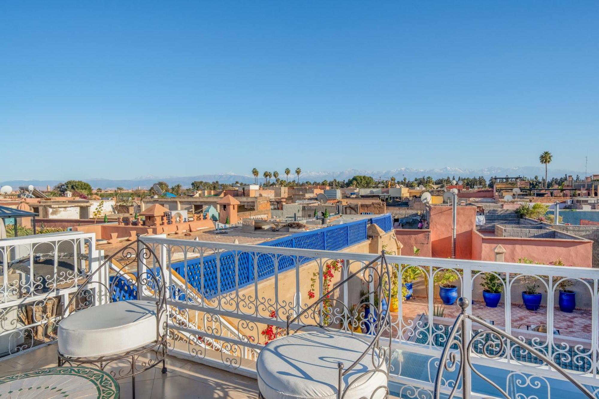 Riad Awinati Location Privatisee ,Piscine Chauffee , Beau Rooftop Marrakesh Eksteriør billede
